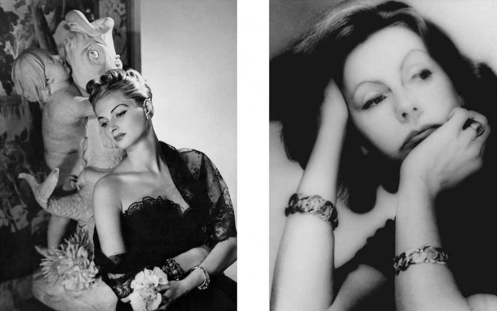 Balenciaga 1938 y Greta Garbo 1955.
