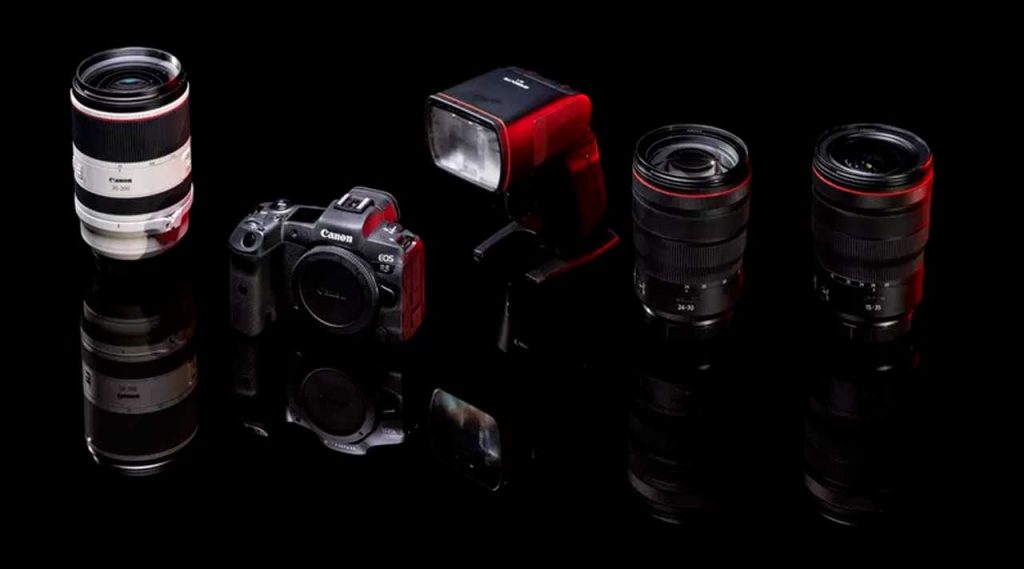 Kit de Canon, valorado en más de 14 000 EUR.
