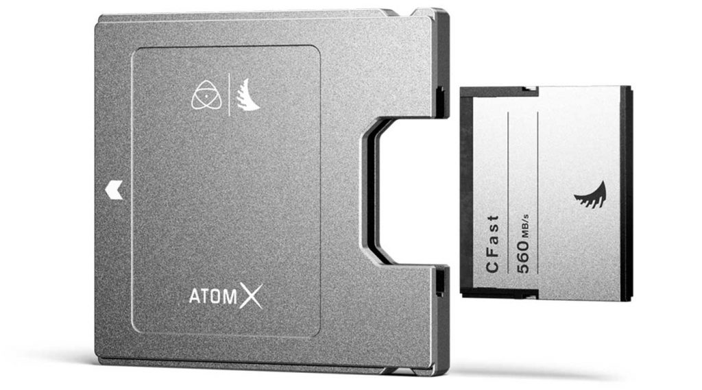El nuevo adaptador AtomX CFast combinado con la tarjeta de memoria AV PRO CF - CFast 2.0.