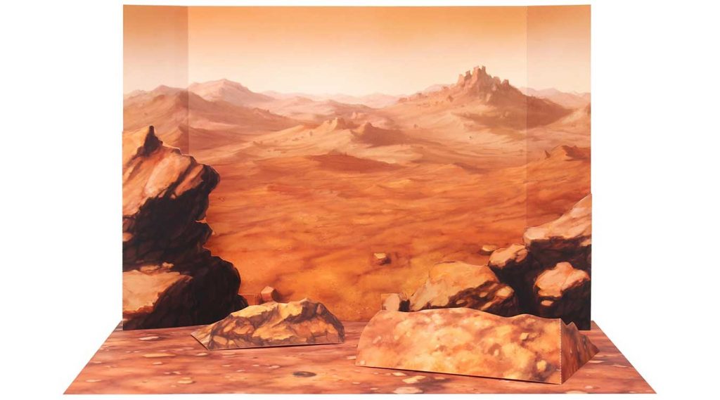 Diorama de Marte de Creative Park kit de astronomía.