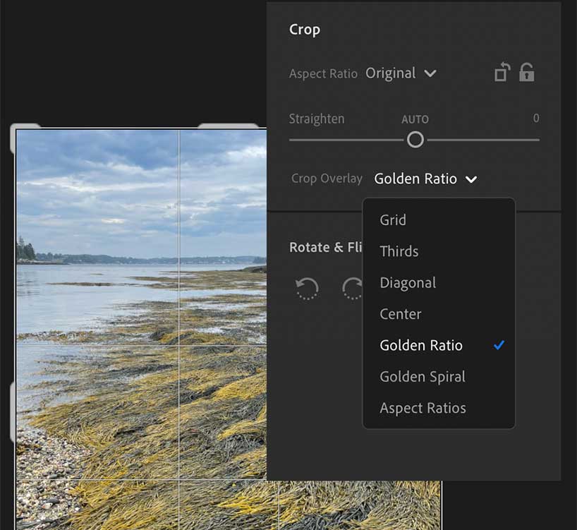 Una de las novedades en fotografía de Adobe Max 2021 son las superposiciones de recorte