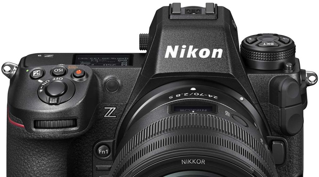 Detalle del frontal superior de la nueva Nikon Z 9