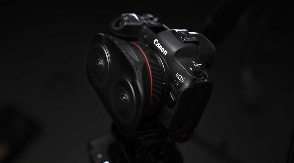 Sistema EOS VR con el nuevo objetivo Canon RF 5.2 mm f/2.8L Dual Fisheye