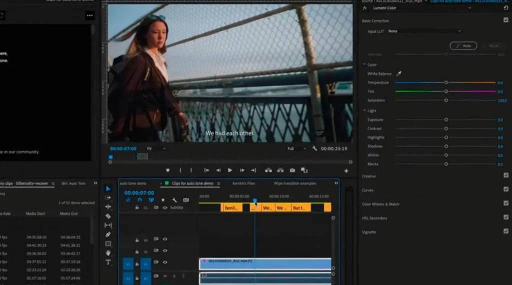 Color Automático en Adobe Premiere Pro